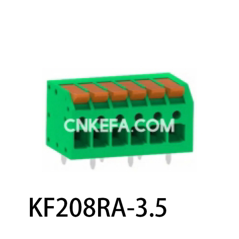 KF208RA-3.5/3.81 Bloque de terminales tipo resorte