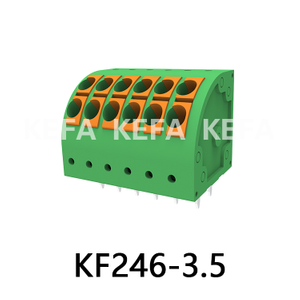 KF246-3.5 Bloque terminal de tipo de resorte