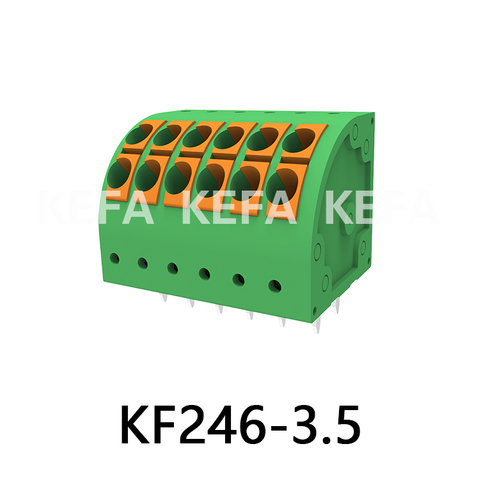 KF246-3.5 Bloque terminal de tipo de resorte
