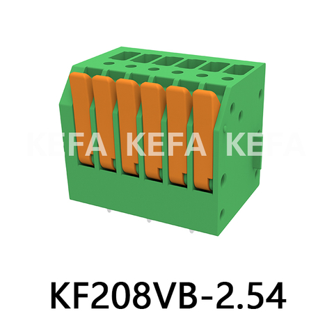 KF208VB-2.5/2.54 Bloque de terminales tipo resorte