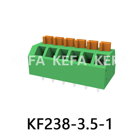 KF238-3.5-1 Bloque de terminales tipo resorte