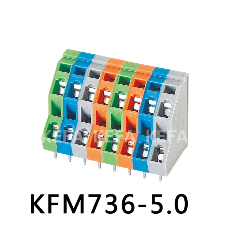 KFM736-5.0 Bloque de terminales tipo resorte