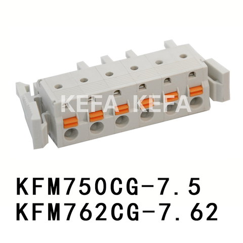 KFM750CG-7.5/KFM762CG-7.62 Bloque terminal conectable