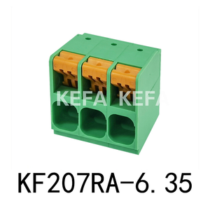 KF207RA-6.35 Bloque de terminales tipo resorte