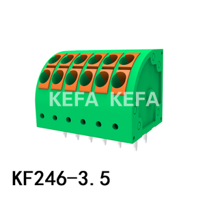 KF246-3.5 Bloque terminal de tipo de resorte