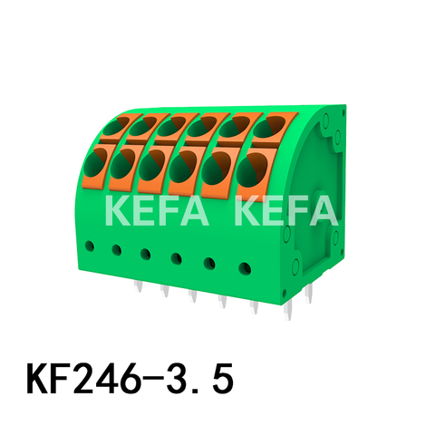 KF246-3.5 Bloque terminal de tipo de resorte