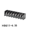 HB611-6.35 Bloque de terminales de barrera