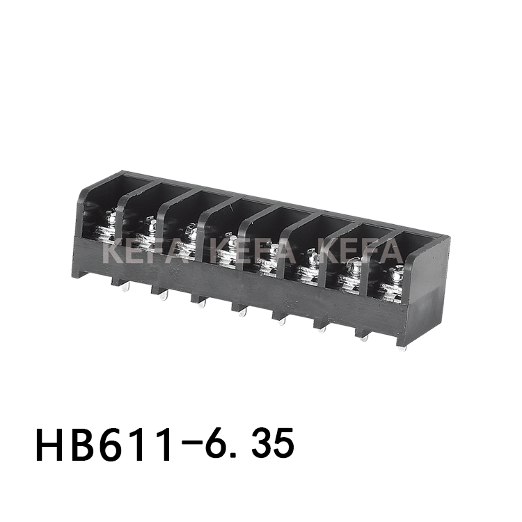 HB611-6.35 Bloque de terminales de barrera