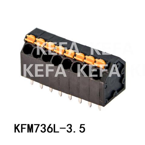 KFM736L-3.5 Bloque terminal de tipo de resorte