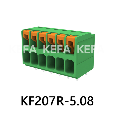 KF207R-5.08 Bloque de terminales tipo resorte