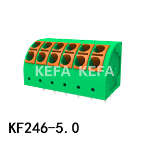 KF246-5.0 Bloque de terminal de tipo de resorte