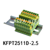 KFPT2511D-2.5 Bloque de terminales de carril Din