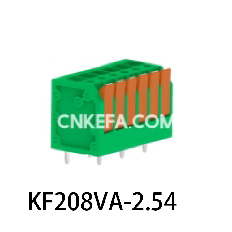 KF208VA-2.5/2.54 Bloque de terminales tipo resorte