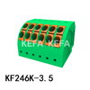 Bloque terminal de tipo KF246K-3.5 Tipo de resorte