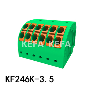 Bloque terminal de tipo KF246K-3.5 Tipo de resorte