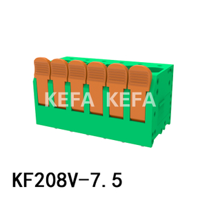 KF208V-7.5 Bloque de terminal de tipo de resorte