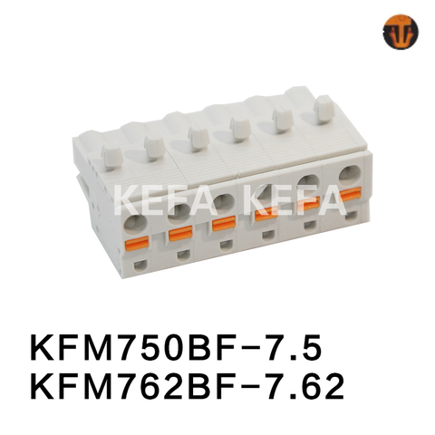 KFM750BF-7.5/KFM762BF-7.62 Bloque terminal conectable
