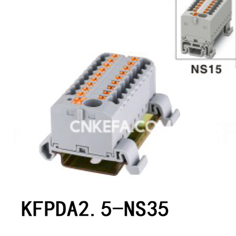 Bloque de distribución KFPDA2.5-NS35