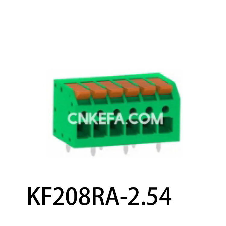 KF208RA-2.5/2.54 Bloque de terminales tipo resorte