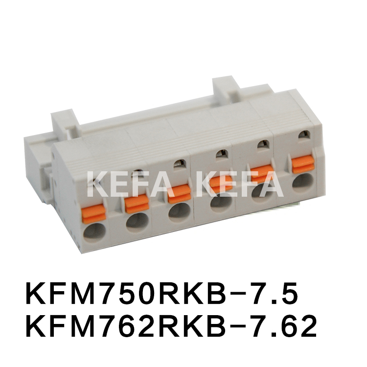 KFM750RKB-7.5/KFM762RKB-7.62 Bloque de terminales enchufable