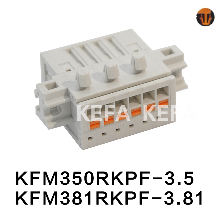 KFM350RKPF-3.5/ KFM381RKPF-3.81 Bloque de terminales enchufable