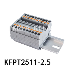 KFPT2511-2.5 Bloque de terminales de carril Din