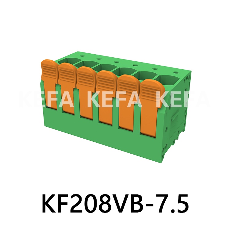 KF208VB-7.5/7.62 Bloque de terminales tipo resorte