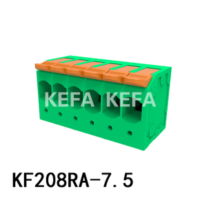 KF208RA-7.5 Bloque terminal de tipo de resorte