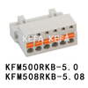 KFM500RKB-5.0/KFM508RKB-5.08 Bloque de terminales enchufable