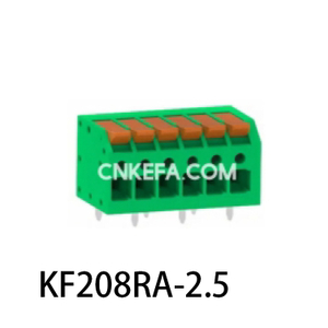 KF208RA-2.5/2.54 Bloque de terminales tipo resorte