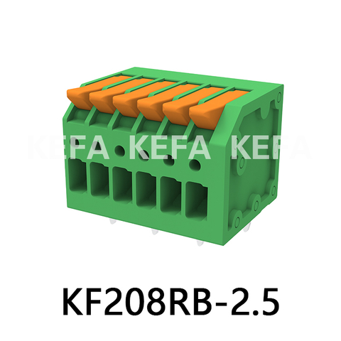 KF208RB-2.5/2.54 Bloque de terminales tipo resorte