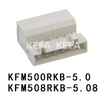 KFM500RKB-5.0/KFM508RKB-5.08 Bloque de terminales enchufable