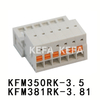KFM350RK-3.5/ KFM381RK-3.81 Bloque de terminales enchufable