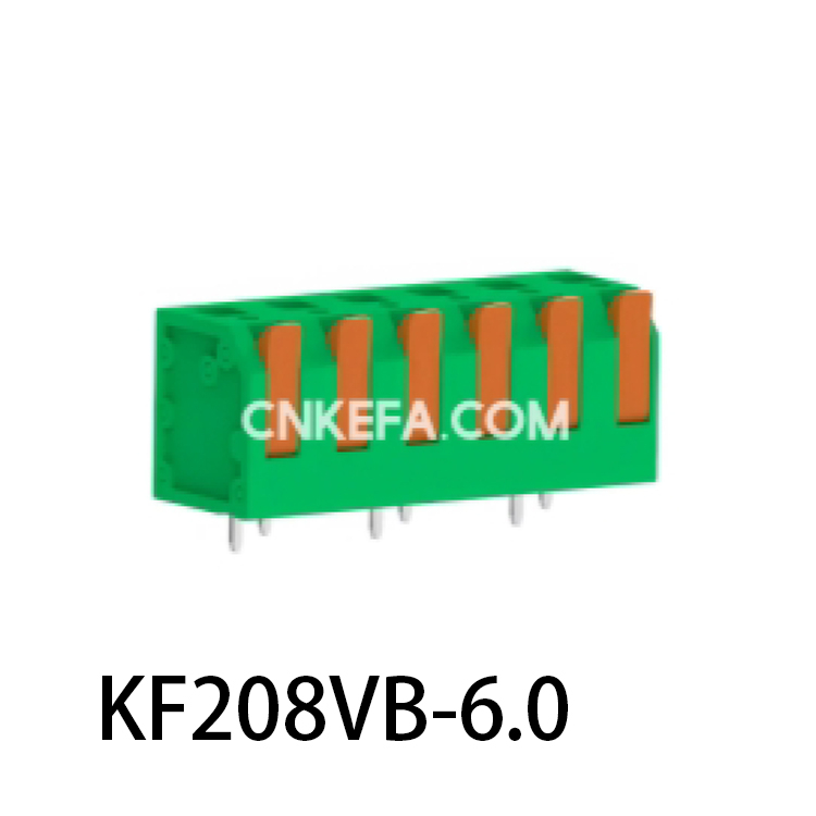 KF208VB-6.0 Bloque de terminales tipo resorte