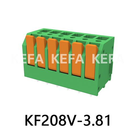 KF208V-3.5/3.81 Bloque de terminales tipo resorte