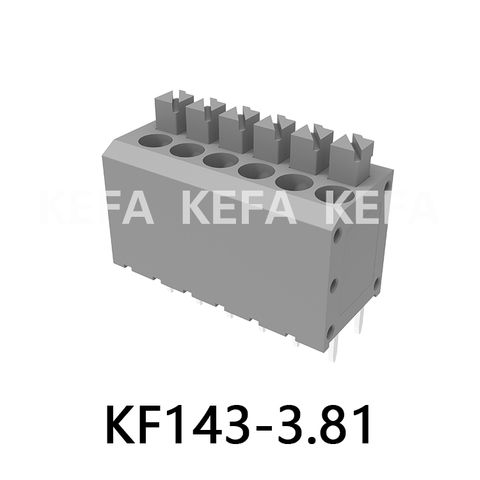 KF143-3.81 Bloque terminal de tipo de resorte