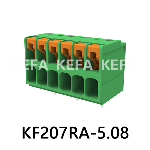 KF207RA-5.08 Bloque de terminales tipo resorte