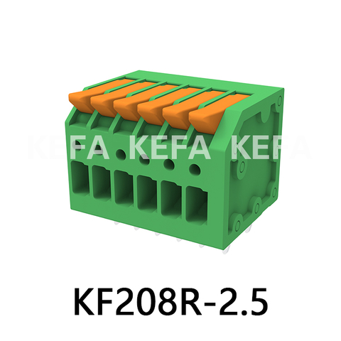 KF208R-2.5/2.54 Bloque de terminales tipo resorte